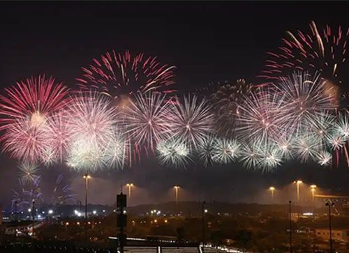 安远县焰火晚会